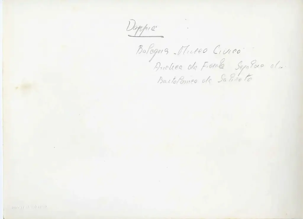 Anonimo , Bologna - Museo Civico. Andrea da Fiesole. Sepolcro di Bartolomeo da Saliceto