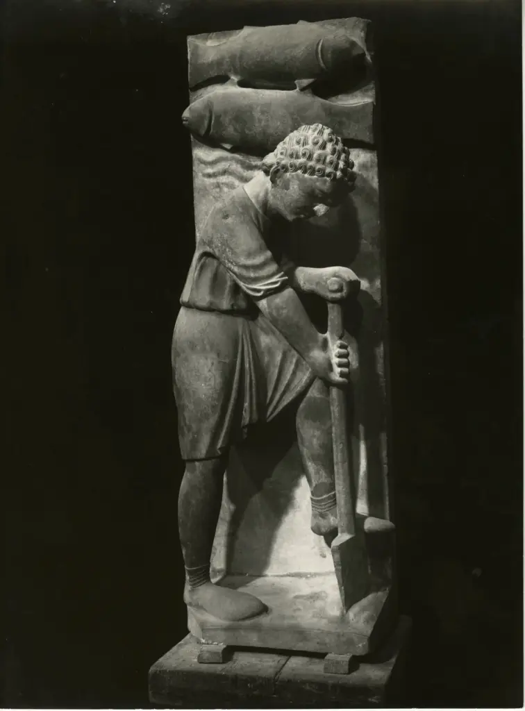 Anonimo , Antelami Benedetto - sec. XII - Allegoria del Mese di Febbraio