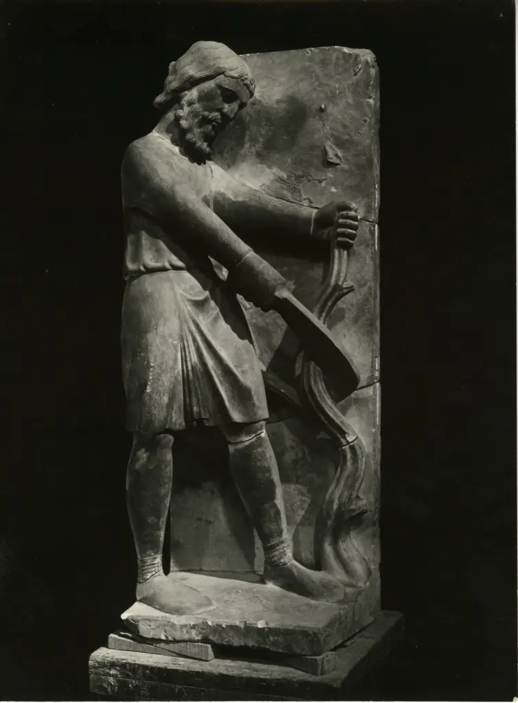 Tosi, Libero , Antelami Benedetto - sec. XII - Allegoria del Mese di Dicembre