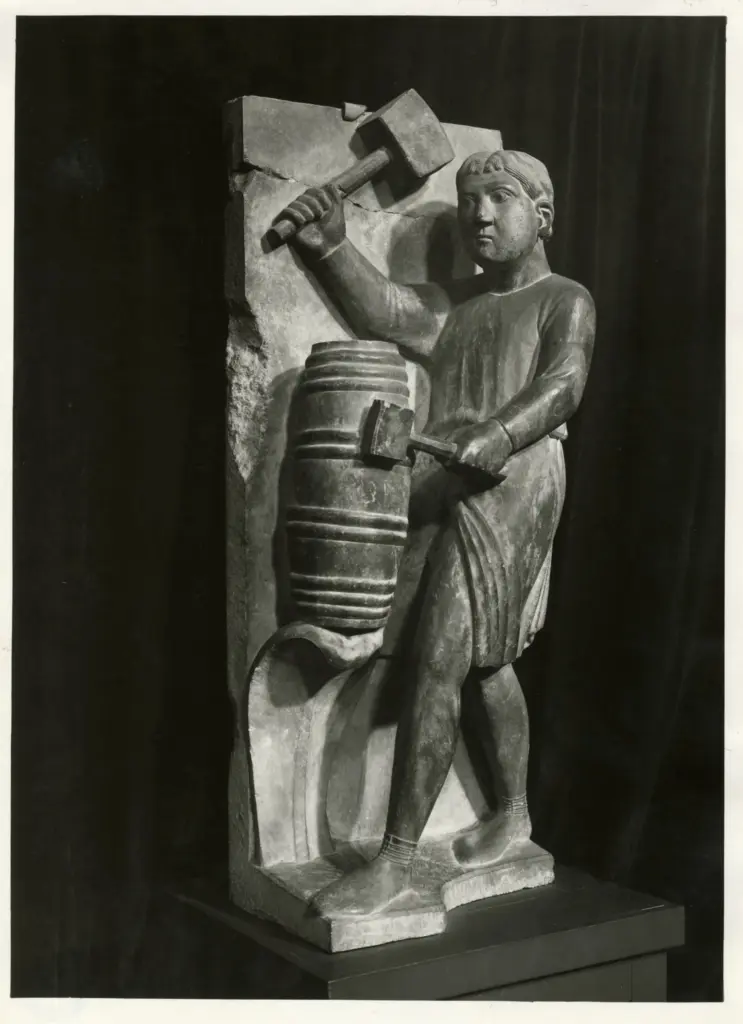 Tosi, Libero , Antelami Benedetto - sec. XII - Allegoria del Mese di Agosto