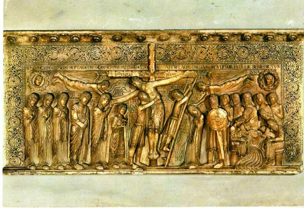 Anonimo , Parma - Cattedrale (B. Antelami) Deposizione della Croce