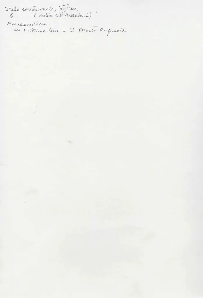 Anonimo , Antelami Benedetto - ambito - sec. XII/ XIII - Peccato originale; Ultima Cena