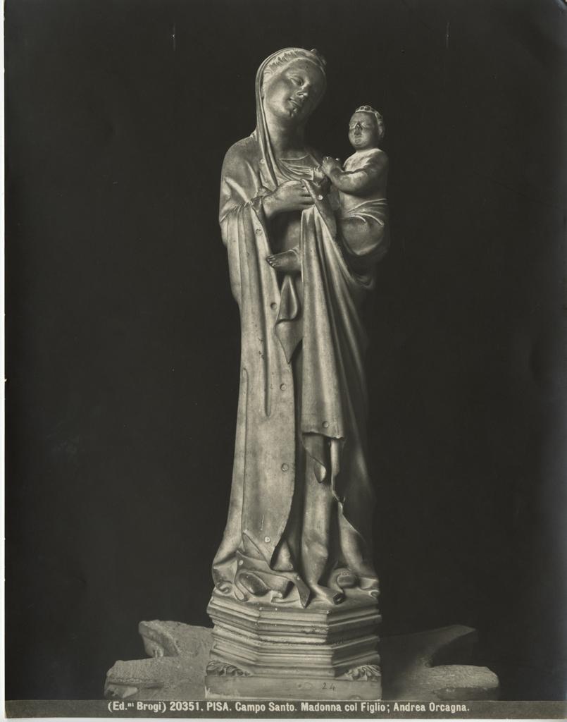 Brogi , Alberto Arnoldi: Madonna col bambino. Pisa, Camposanto.