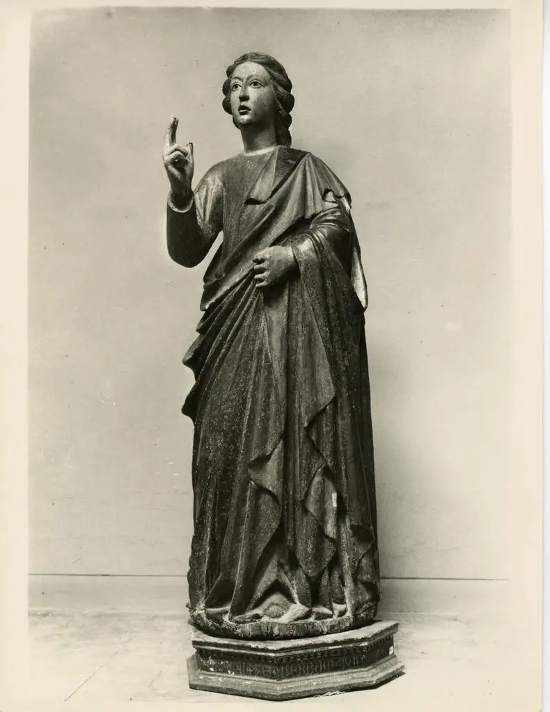 Anonimo , Arnoldi Alberto - sec. XIV - Angelo annunciante