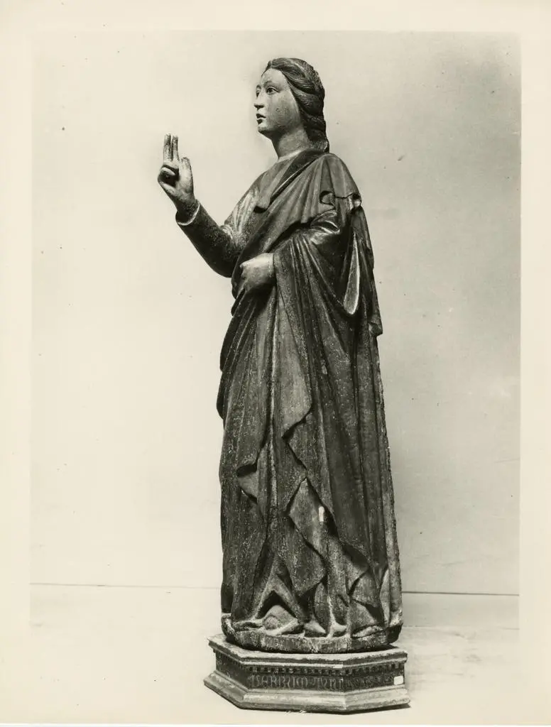 Anonimo , Arnoldi Alberto - sec. XIV - Angelo annunciante