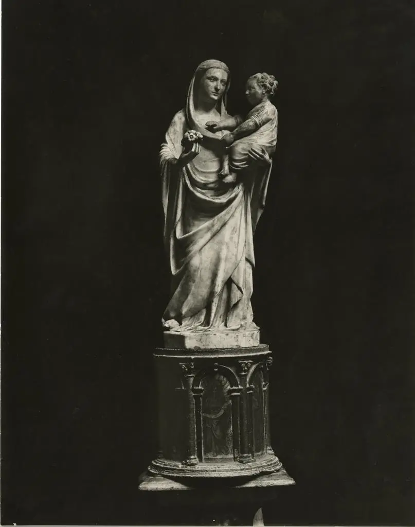 Anonimo , Arnoldi Alberto - ambito - sec. XIV - Madonna con Bambino