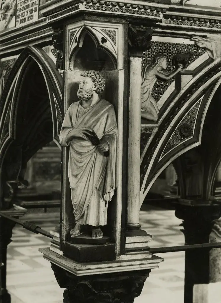 Anonimo , Arnolfo di Cambio - sec. XIII - San Pietro