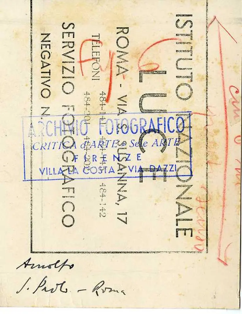 Archivio Fotografico Luce , Arnolfo di Cambio - sec. XIII - Salomone