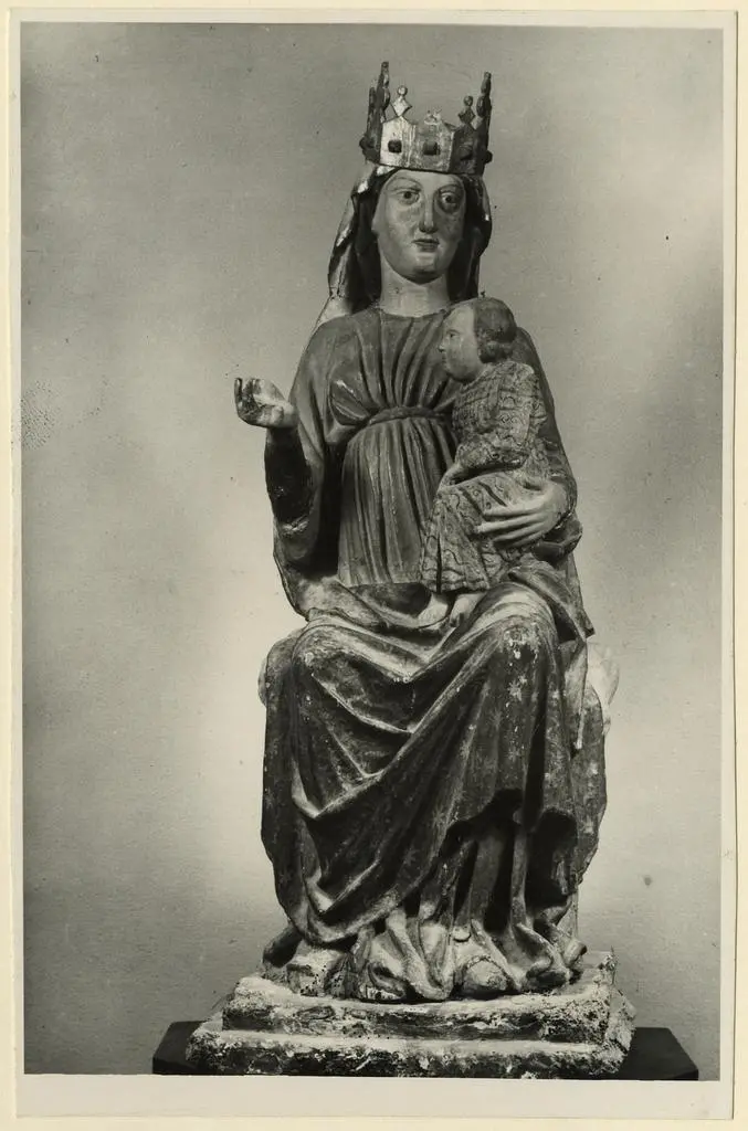 Anonimo , Arnolfo di Cambio - scuola - sec. XIII - Madonna con Bambino