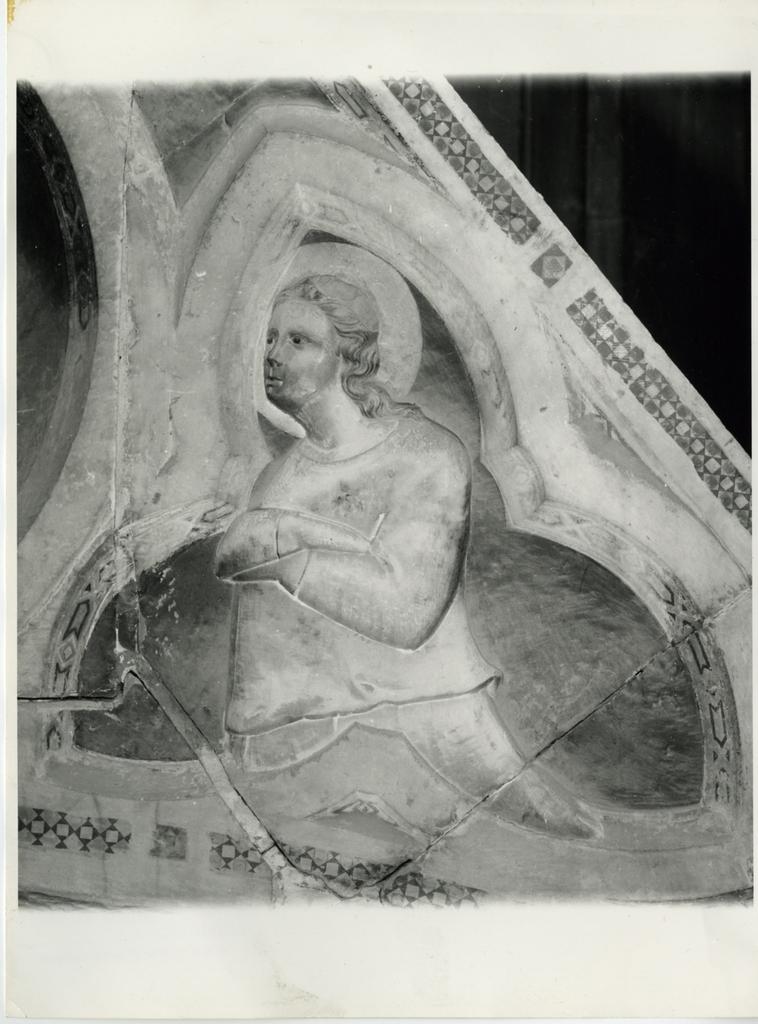 Giovanni di Agostino , Cristo Redentore benedicente e angeli