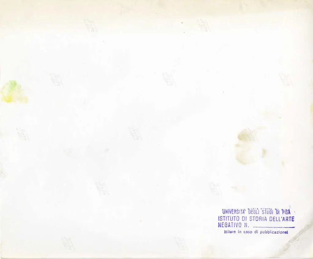 Università di Pisa. Dipartimento di Storia delle Arti , Giovanni di Agostino - sec. XIV - Cristo Redentore benedicente e angeli , retro