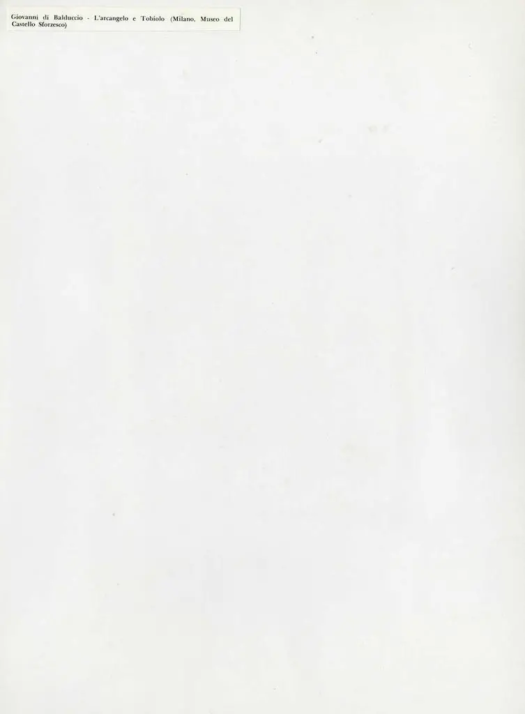 Anonimo , Giovanni di Balduccio - L'Arcangelo e Tobiolo (Milano, Museo del Castello Sforzesco)