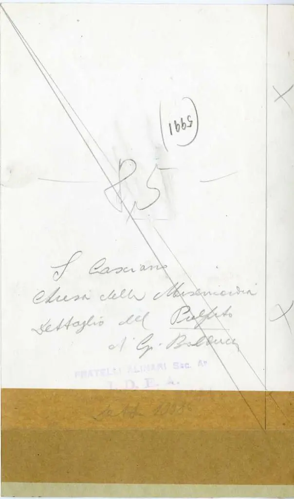 Alinari, Fratelli , Giovanni di Balduccio: particolare del Pulpito di S. Cassiano Val di Pesa