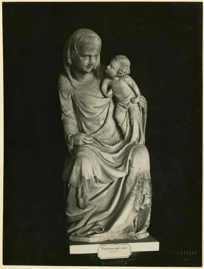 Alinari, Fratelli , Madonna degli Storpi di Goro di Gregorio da Siena