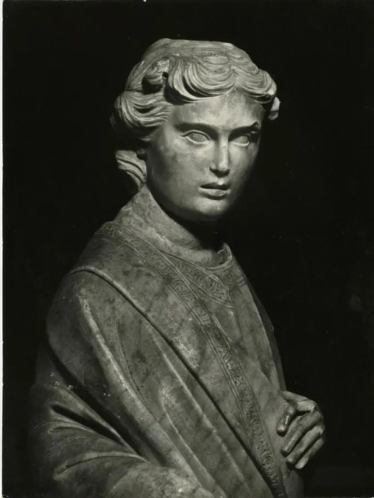 Grassi, Cesare , Compagno di Goro di Gregorio: un profeta - (particolare). Massa Marittima, Duomo.