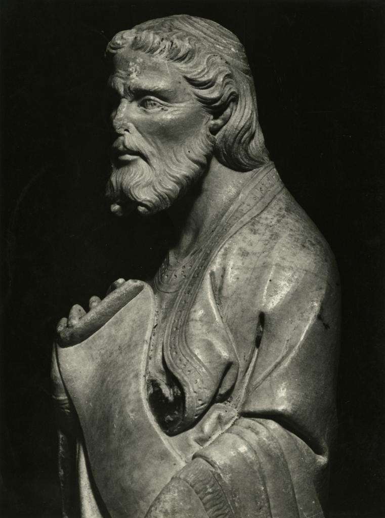 Grassi, Cesare , Compagno di Goro di Gregorio: un profeta - (particolare). Massa Marittima, Duomo.