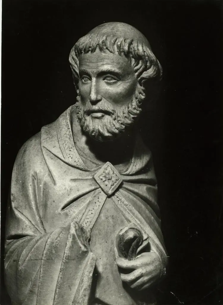 Grassi, Cesare , Compagno di Goro di Gregorio: un profeta - (particolare). Massa Marittima, Duomo.