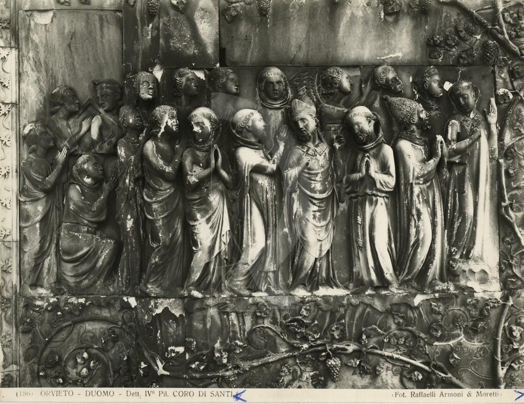 Moretti, Mario , Orvieto - Duomo - dett. IV° Pil. Coro di Santi
