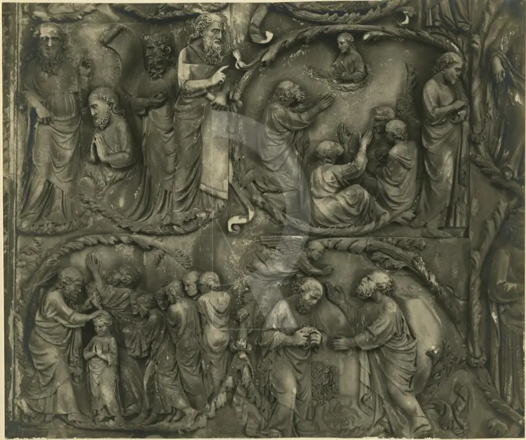 Anonimo , Maitani Lorenzo - sec. XIV - Episodi dell'Antico Testamento; Patriarchi e profeti