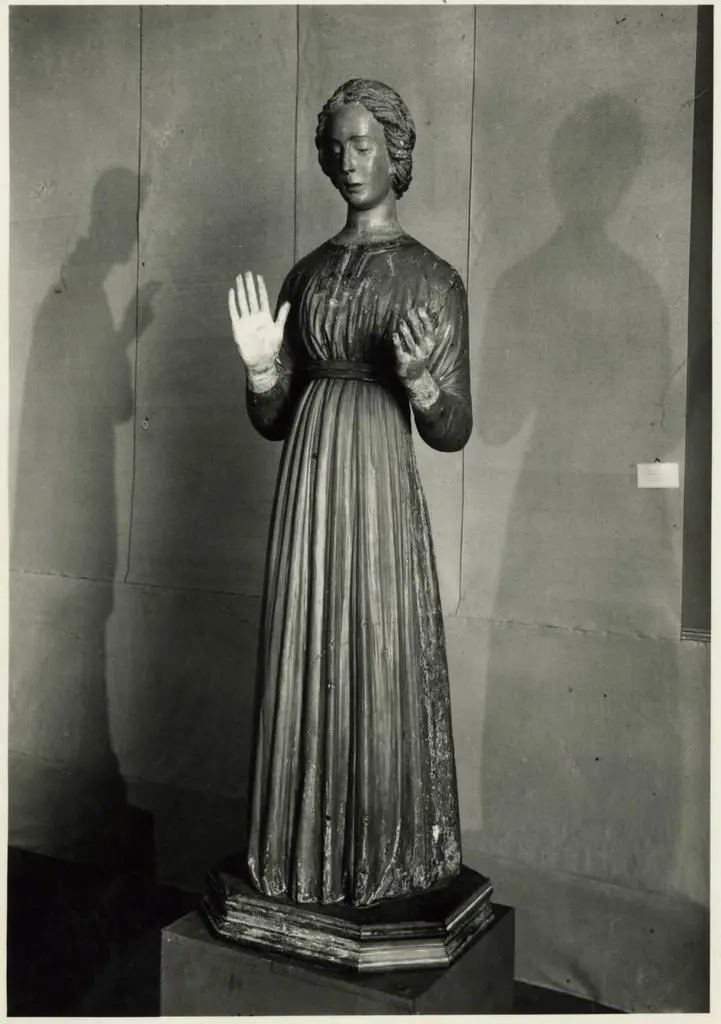 Anonimo , Piero d'Angelo - sec. XIV - Maria Vergine annunciata