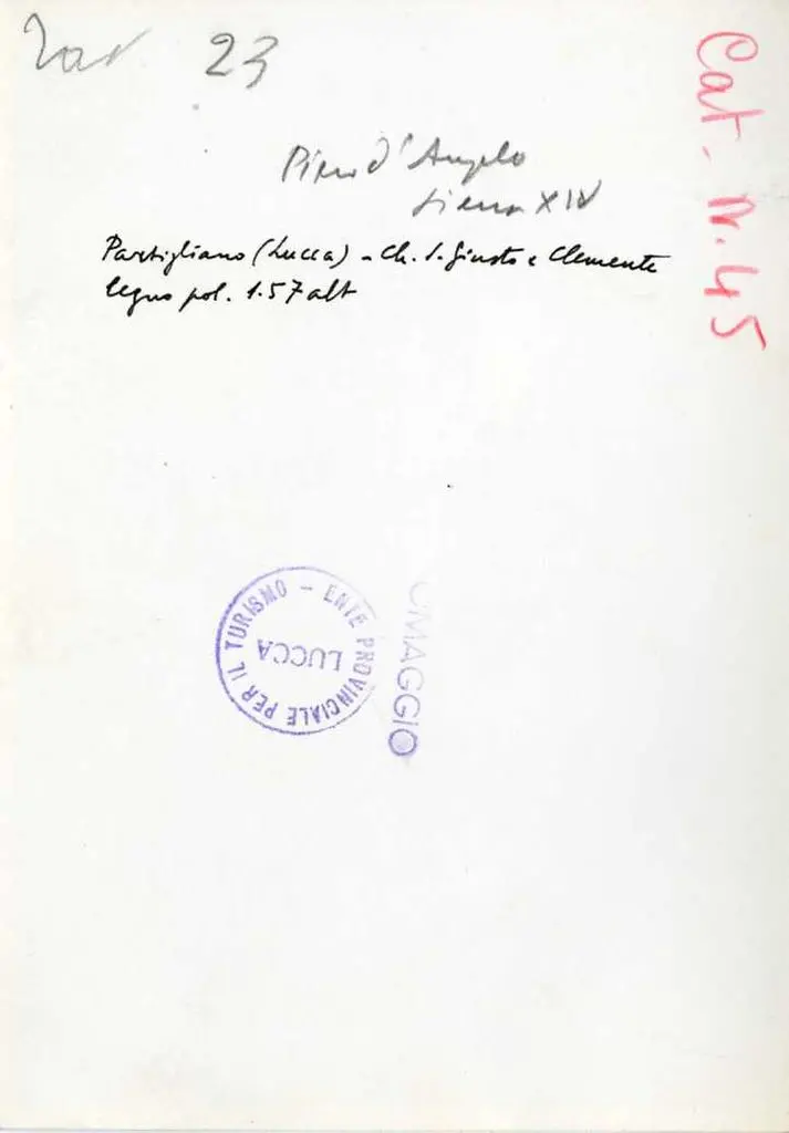 Anonimo , Piero d'Angelo - sec. XIV - Maria Vergine annunciata