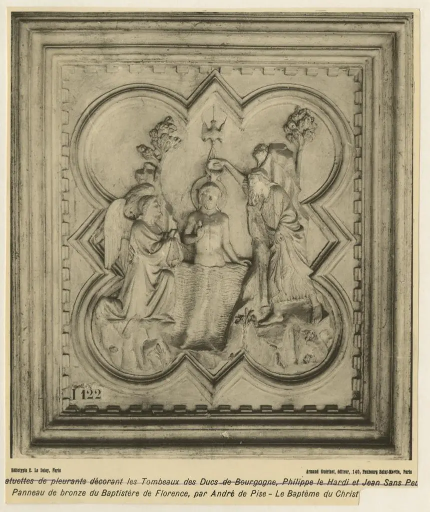 Andrea Pisano , Battesimo di Cristo