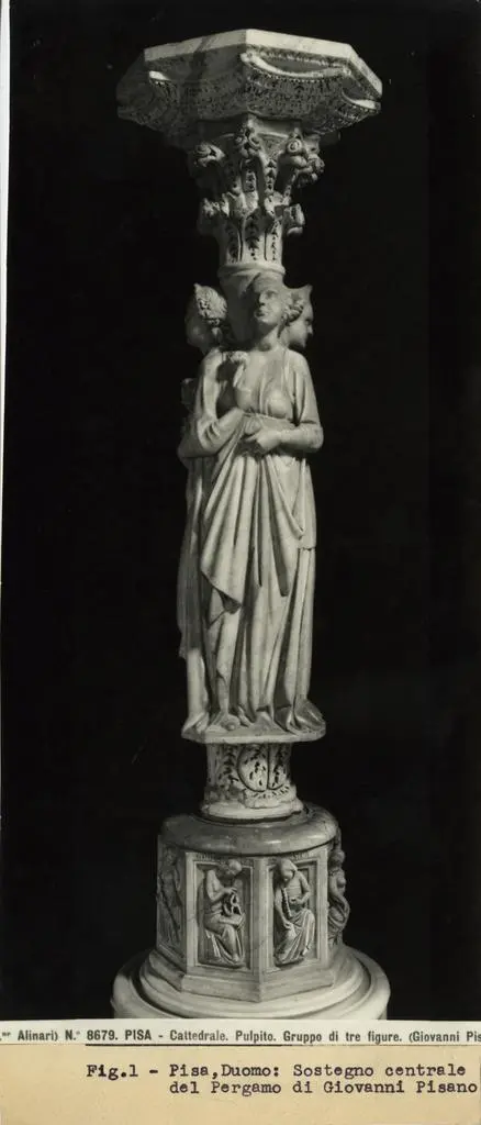 Pisano Giovanni , Tre Virt&ugrave; Teologali, Allegoria della Filosofia, Arti liberali