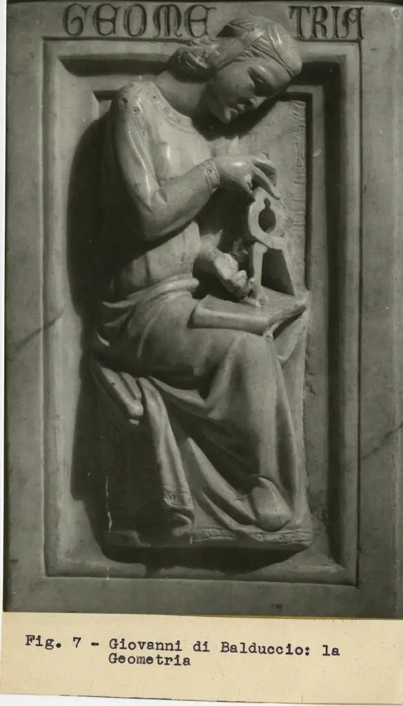 Fototeca della Soprintendenza per i beni architettonici e paesaggistici, storici, artistici ed etnoantropologici per le province di Pisa e Livorno , Fig. 7 - Giovanni di Balduccio: la Geometria