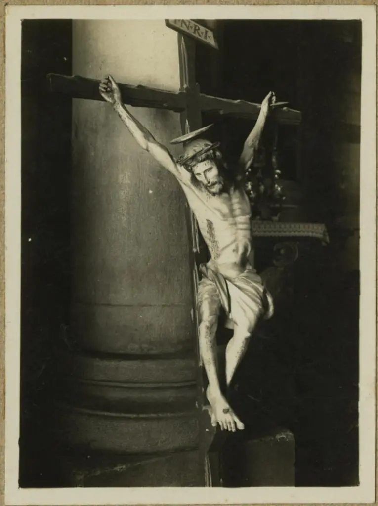 Anonimo , Pisano Giovanni - sec. XIII/ XIV - Cristo crocifisso