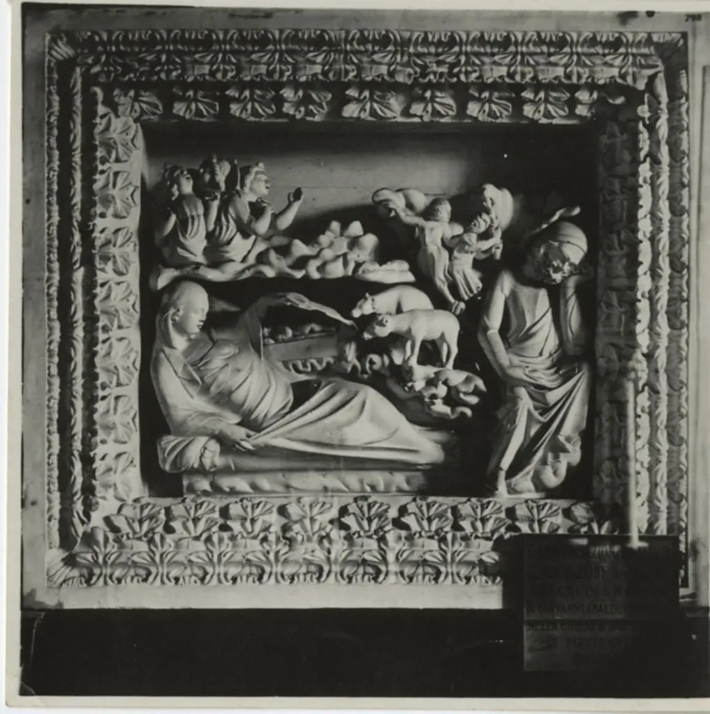 Pisano Giovanni, copia da ; Ditta Campi Carlo ; Pisano Giovanni, ambito , Nativit&agrave; di Ges&ugrave;