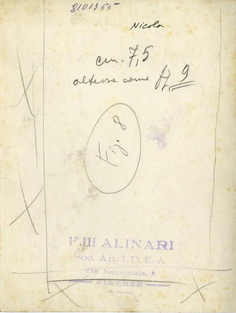 Alinari, Fratelli , Pisano Nicola - sec. XIII - Giudizio Universale. Particolare con Cristo giudice