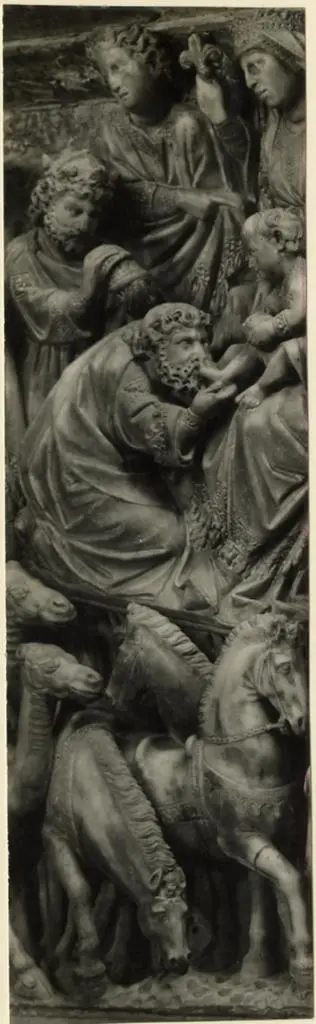 Anonimo , Pisano Nicola; Arnolfo di Cambio; Pisano Giovanni - sec. XIII - Adorazione dei Re Magi; Viaggio dei Re Magi
