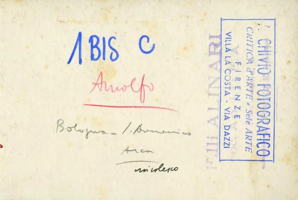 Alinari, Fratelli , Pisano Nicola; Arnolfo di Cambio; Lapo - sec. XIII - Il beato Reginaldo d'Orl&eacute;ans confortato dalla Vergine