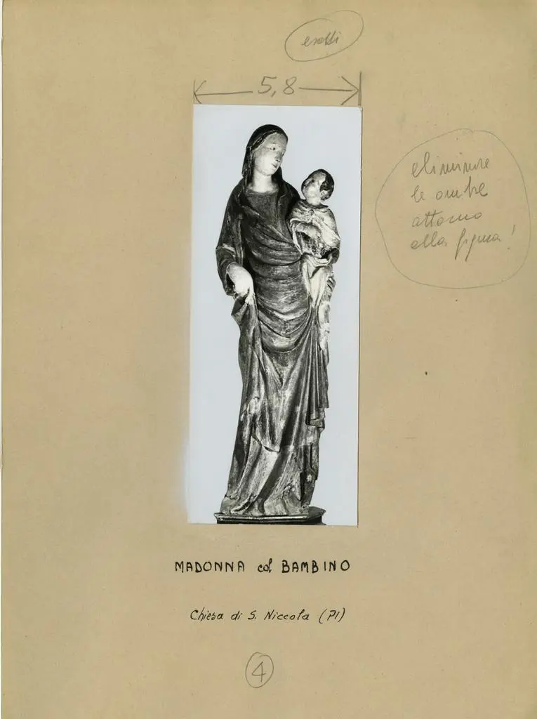 Anonimo , Madonna col Bambino, Chiesa di S. Niccola (PI)
