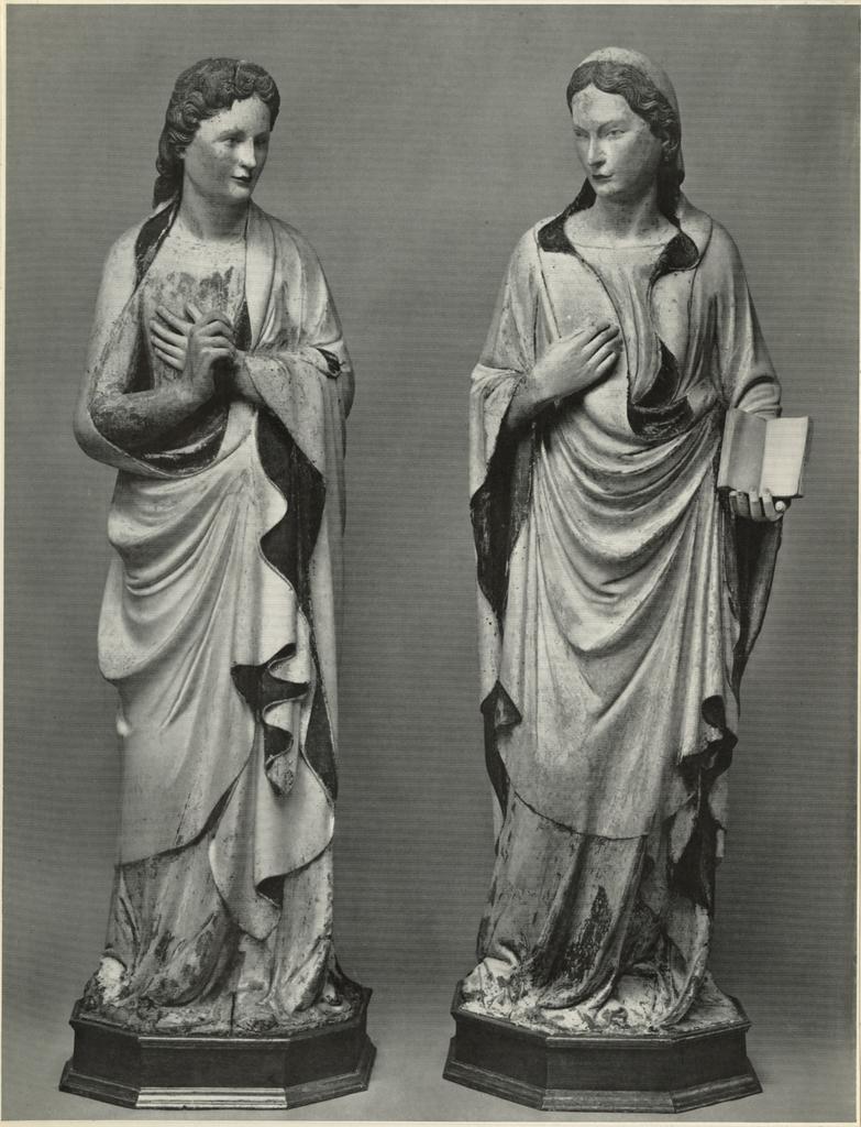 Anonimo , Nino Pisano - The Virgin Annunciate and the Archangel Gabriel - Washington