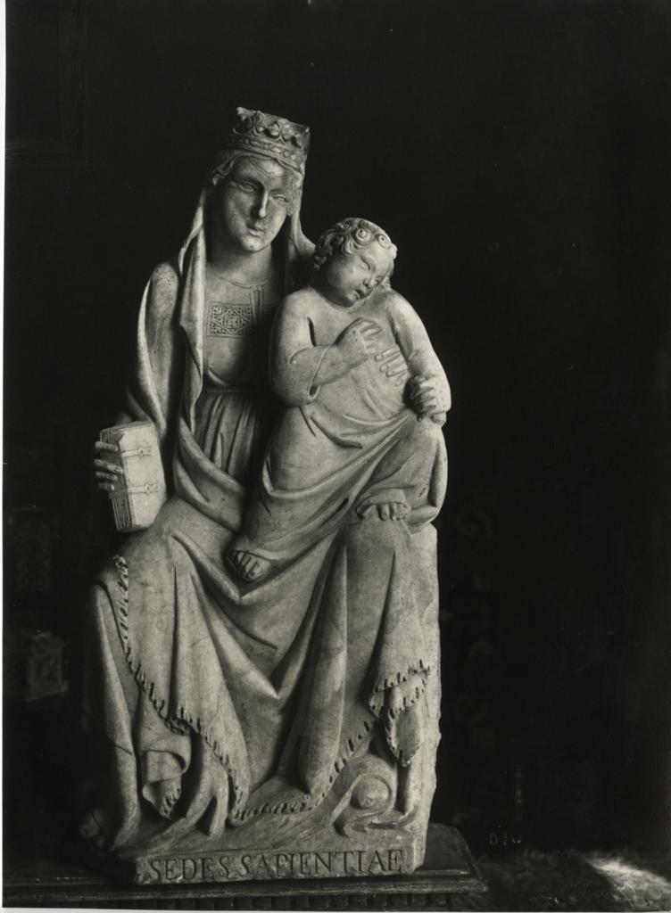 Anonimo , Tino di Camaino - sec. XIV - Madonna con Bambino