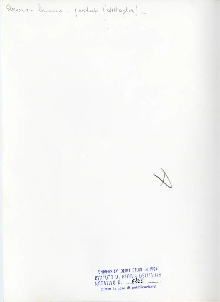 Università di Pisa. Dipartimento di Storia delle Arti , Arezzo. Duomo. Portale (dettaglio)