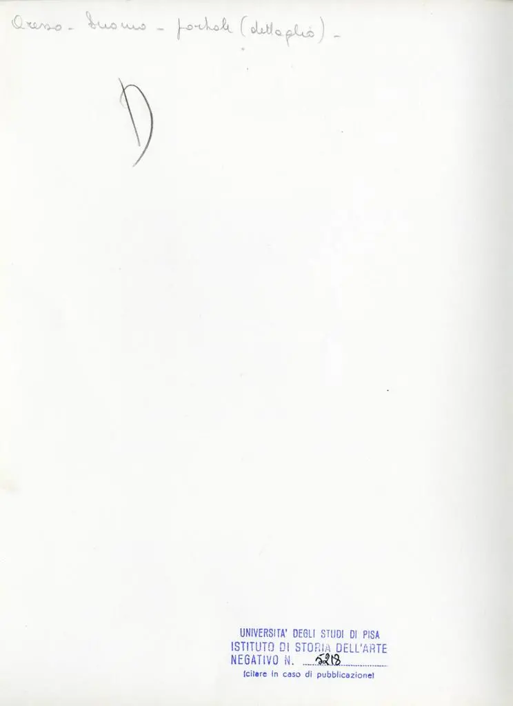 Universit&agrave; di Pisa. Dipartimento di Storia delle Arti , Arezzo. Duomo. Portale (dettaglio)