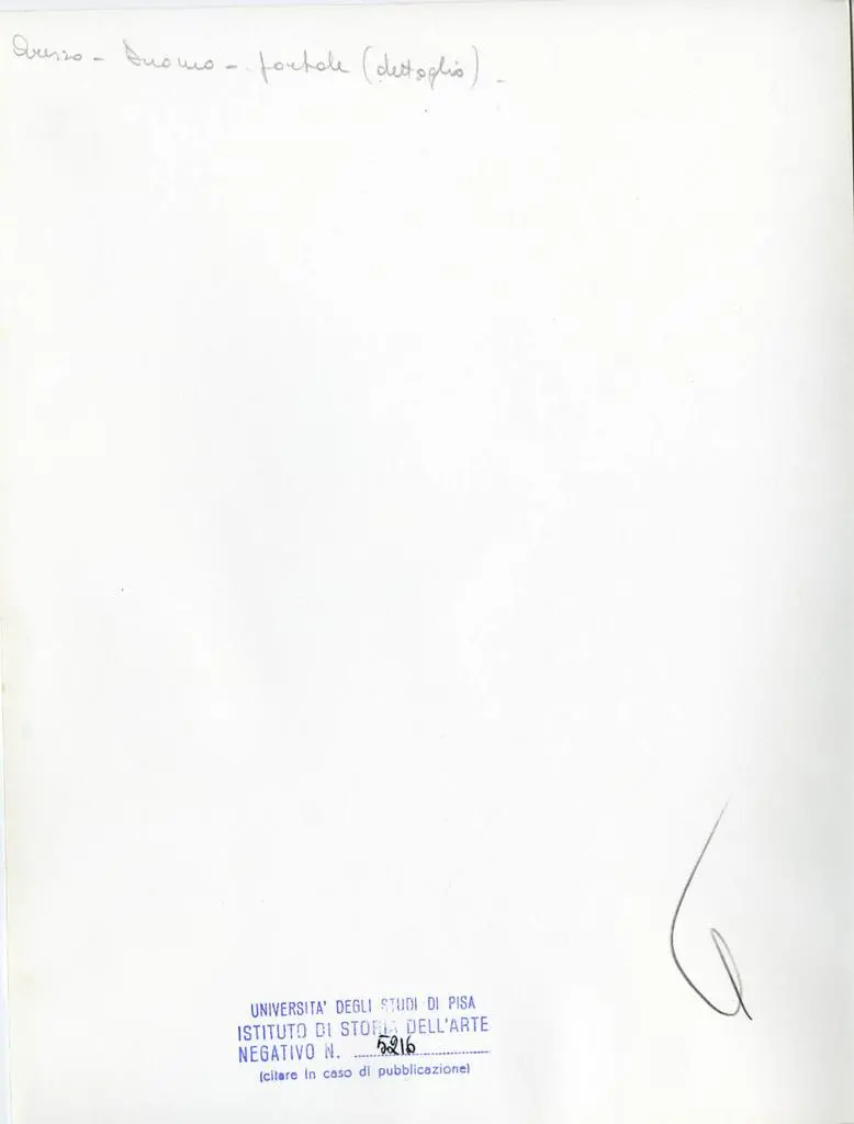 Universit&agrave; di Pisa. Dipartimento di Storia delle Arti , Arezzo. Duomo. Portale (dettaglio)