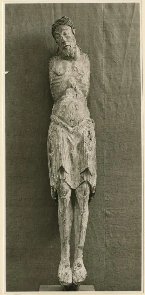 Anonimo , Anonimo francese - sec. XIII - Cristo crocifisso