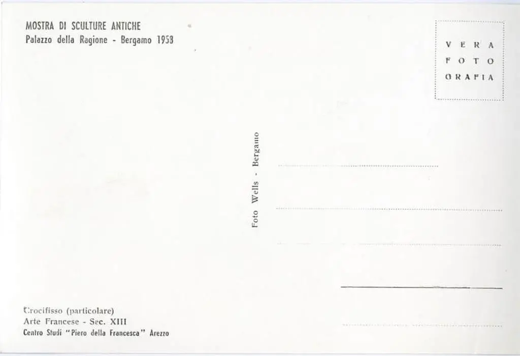 Foto Wells , Crocifisso (particolare)- Arte Francese - Sec. XIII- Centro Studi "Piero della Francesca" Arezzo