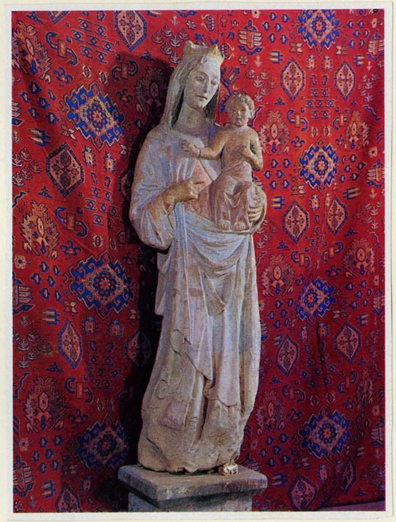 Anonimo , Anonimo aretino sec. XIV - Madonna con Bambino