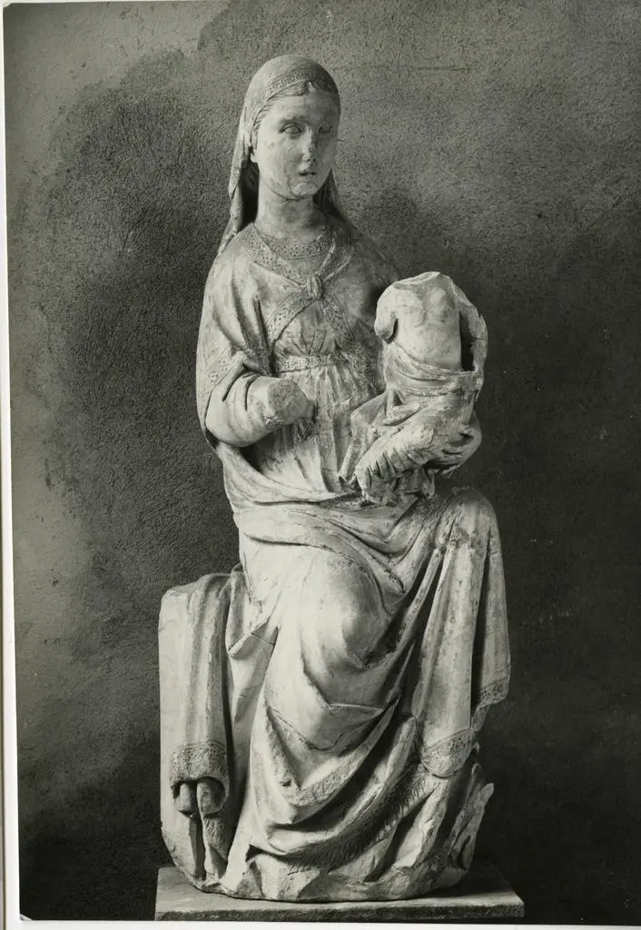 Gabinetto Fotografico della Soprintendenza Speciale per il Patrimonio Storico, Artistico ed Etnoantropologico e per il Polo Museale della citt&agrave; di Firenze , Gano di Fazio - sec. XIV - Madonna con Bambino