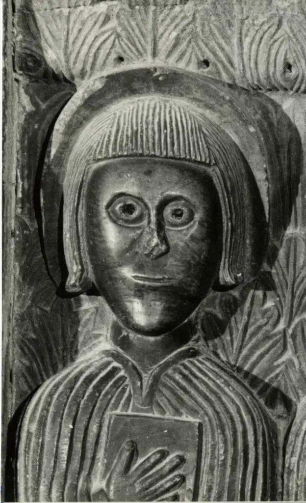 Anonimo , Massa Marittima. Cattedrale. Apostolo (part.)