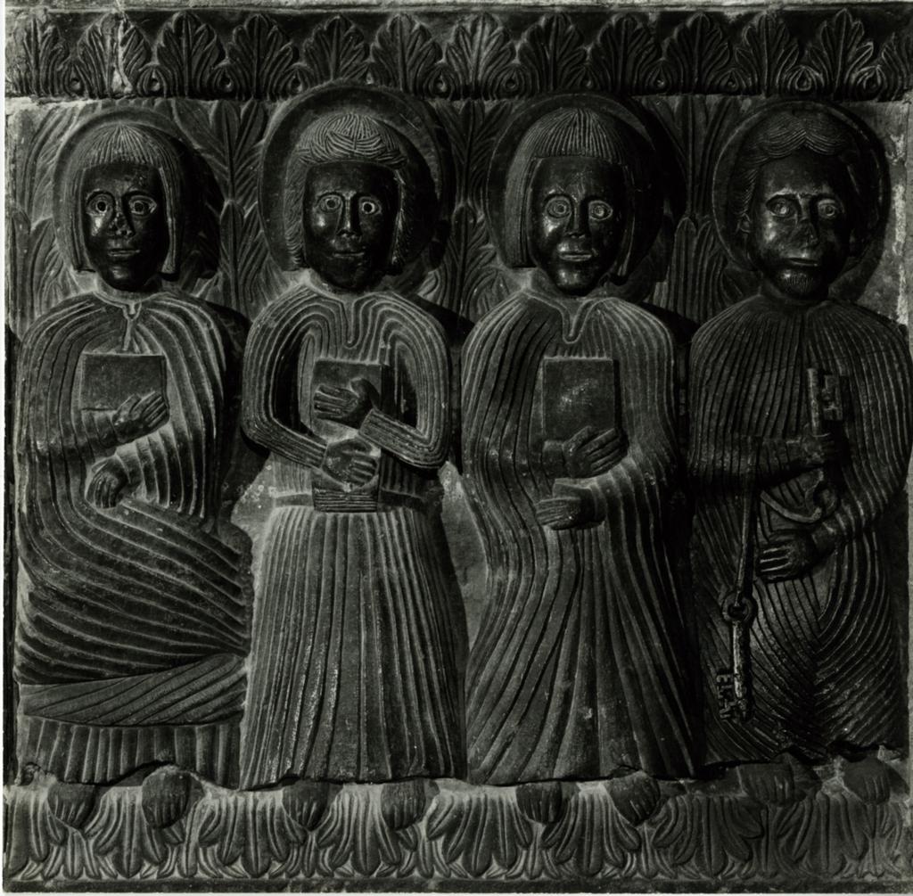 Università di Pisa. Dipartimento di Storia delle Arti , Anonimo toscano sec. XII - Madonna e apostoli; San Pietro