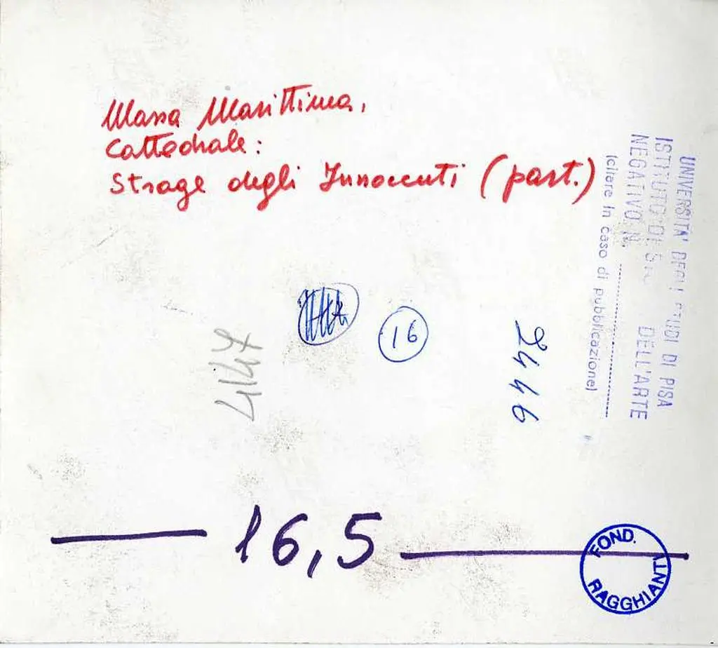 Universit&agrave; di Pisa. Dipartimento di Storia delle Arti , Massa Marittima, Cattedrale: Strage degli Innocenti (part.)