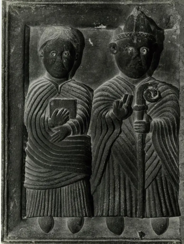 Universit&agrave; di Pisa. Dipartimento di Storia delle Arti , Anonimo toscano sec. XII - San Cerbone e un diacono