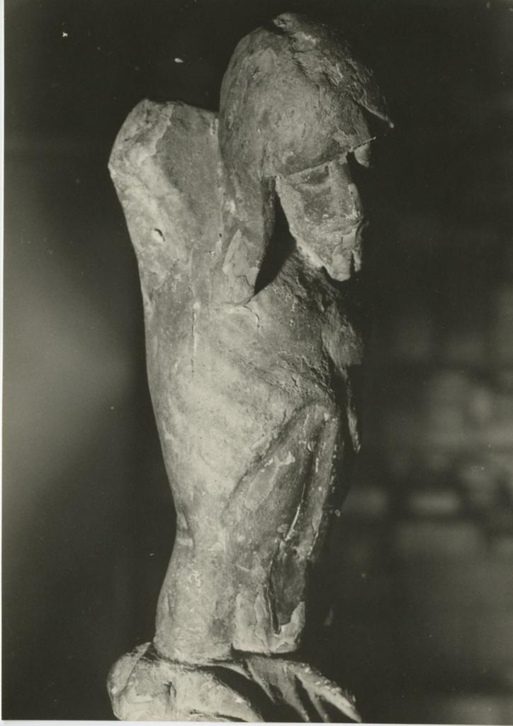 Anonimo , Anonimo sec. XIII - Cristo crocifisso. Particolare del busto