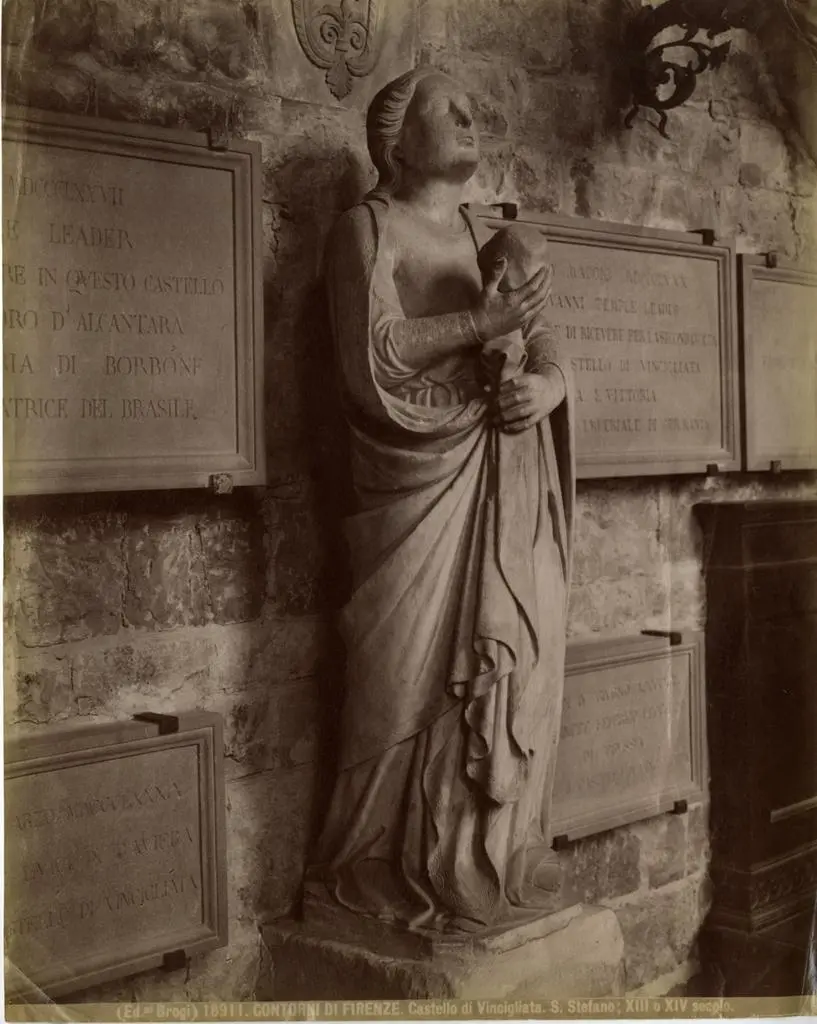 Brogi , Contorni di Firenze. Castello di Vincigliata. S. Stefano; XIII o XIV secolo