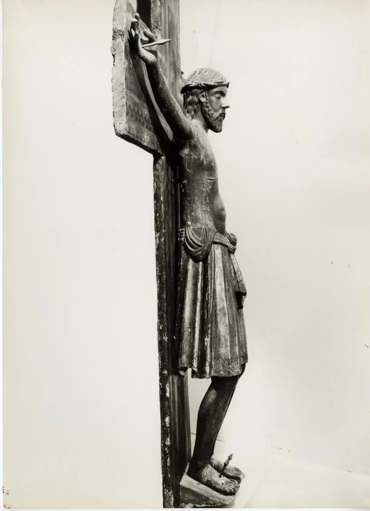Gabinetto Fotografico della Soprintendenza Speciale per il Patrimonio Storico, Artistico ed Etnoantropologico e per il Polo Museale della citt&agrave; di Firenze , Anonimo emiliano sec. XIII - Cristo crocifisso